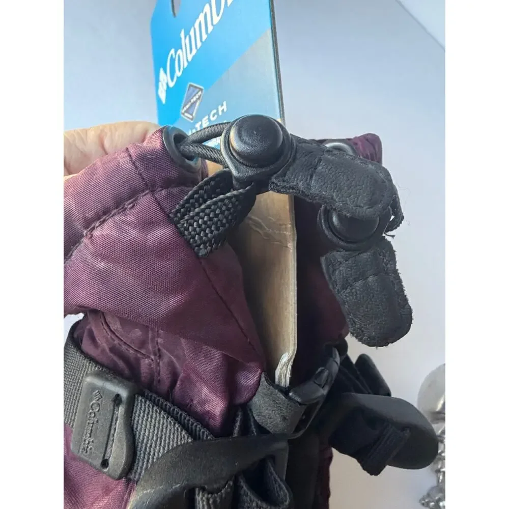 Columbia Whirlibird Omni-Tech Women’s Ski Snow Gloves Plum Purple S NWT